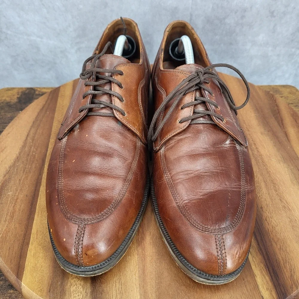 Bostonian Elements‎ Oxford Shoes Mens 12 M Brown Leather Dress Shoes USA Derby